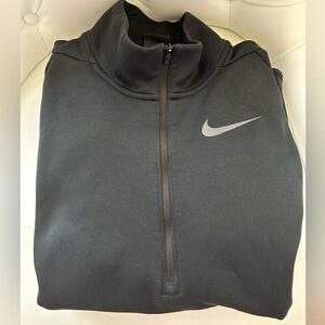 Men’s nike black 1/2 zip sweater